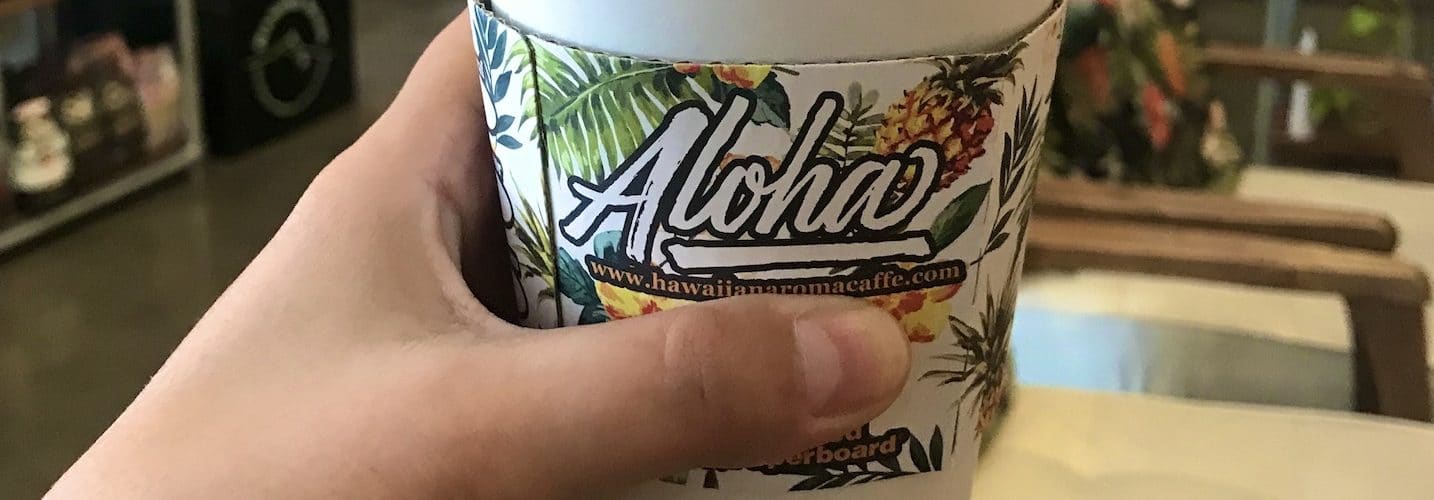 Best Coffee in Waikiki, Hawaiian Aroma Caffe
