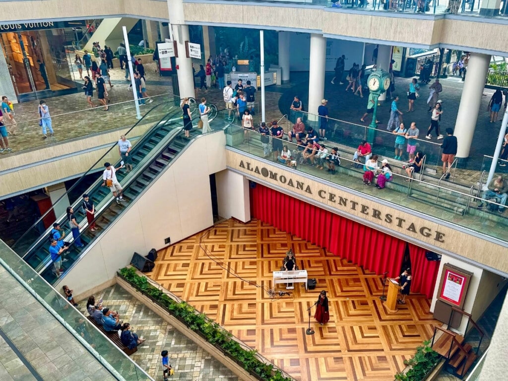 A Halloween performance taking place at Ala Moana Centerstage at Ala Moana Center, a free event space in Honolulu.