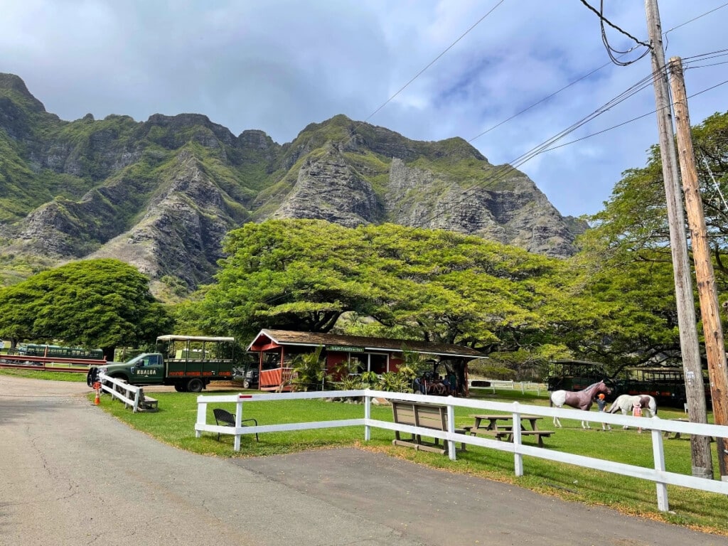 Kualoa Ranch on Oʻahu's North Shore.