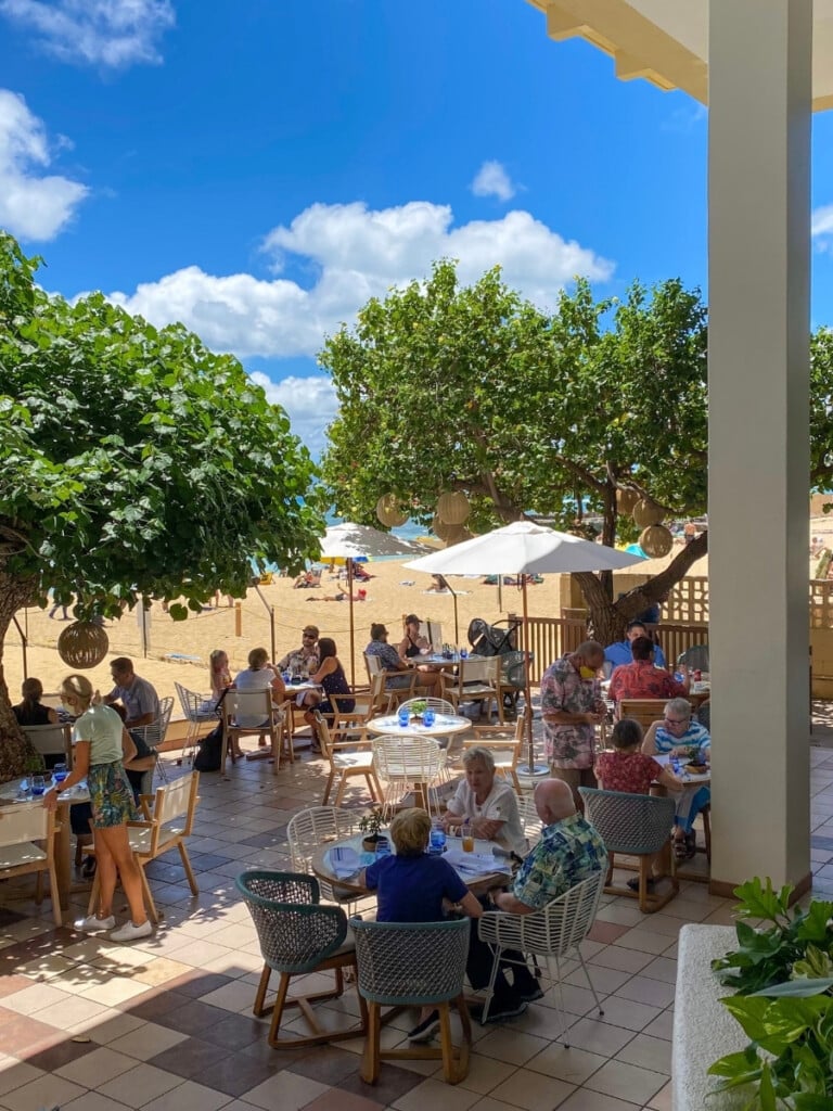 Hau Tree restaurant on the sand at Kaimana Beach is the Best Outdoor Dining in Waikīkī