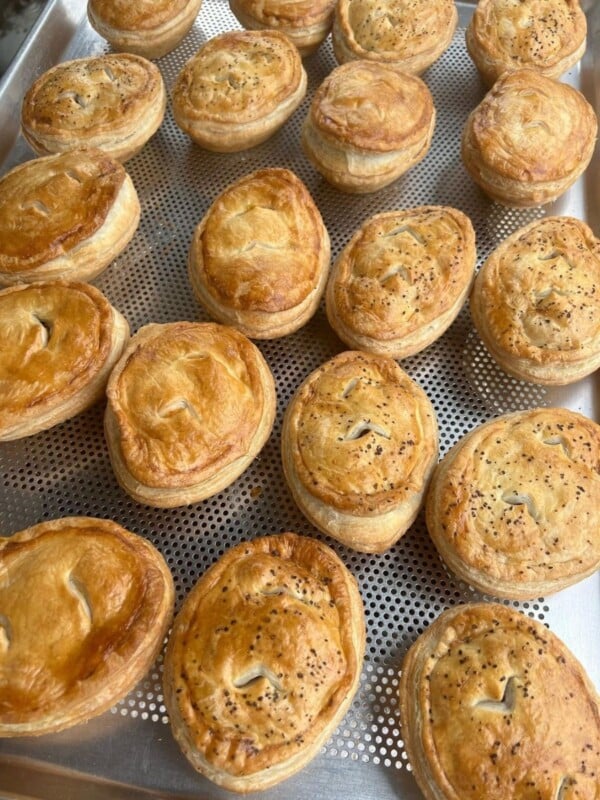 Meat pie tray from Kiwi Korner.