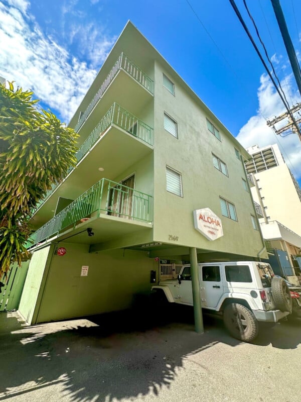 The Aloha Suites Waikiki lodging.