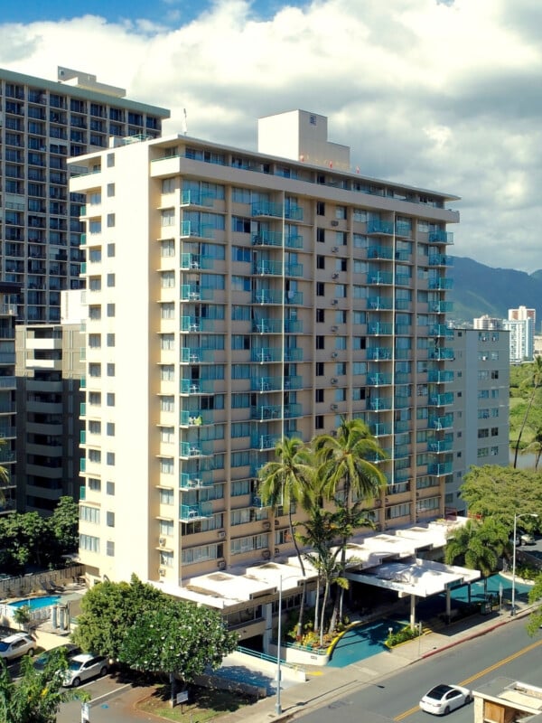 The Aqua Aloha Surf Waikiki Hotel by the Ala Wai Canal in Waikīkī