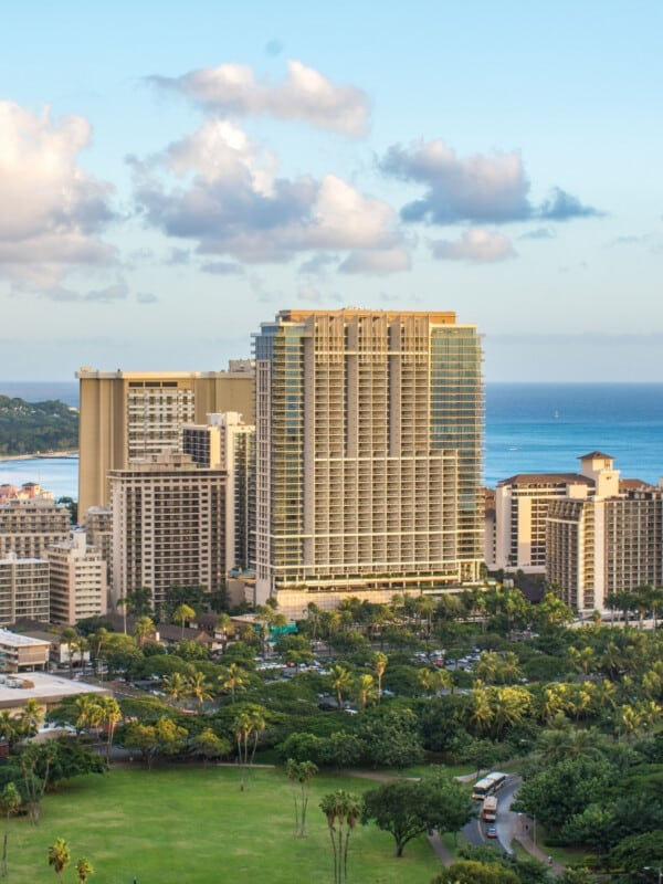 The Ka Laʻi Waikiki Beach hotel building.