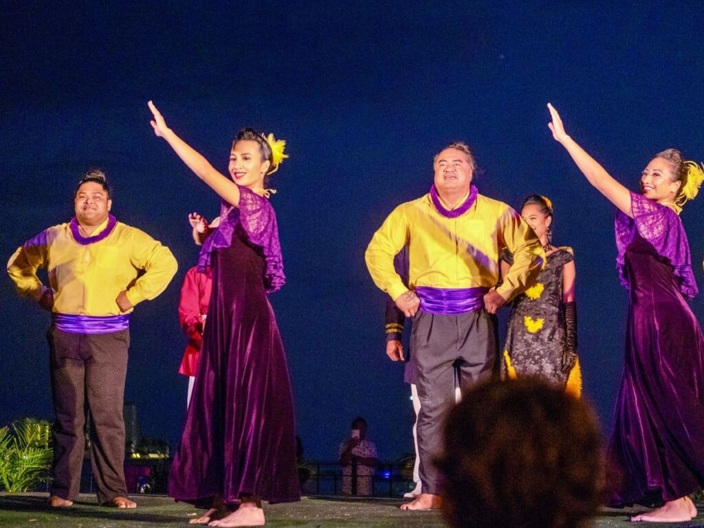 The Ahaʻaina Luau performance that celebrate Helumoa, the legendary playground of Hawaiian royalty.