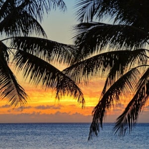 A sunset in Hawaiʻi.