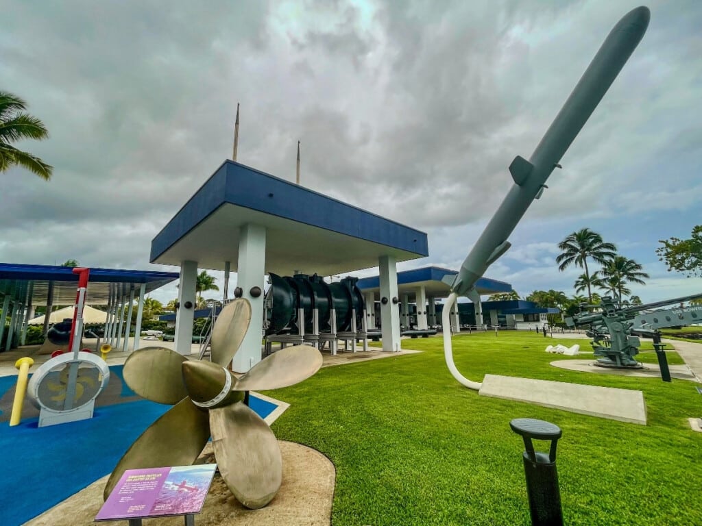 The Pacific Fleet Submarine Museum near the USS Bowfin at Pearl Harbor National Memorial.