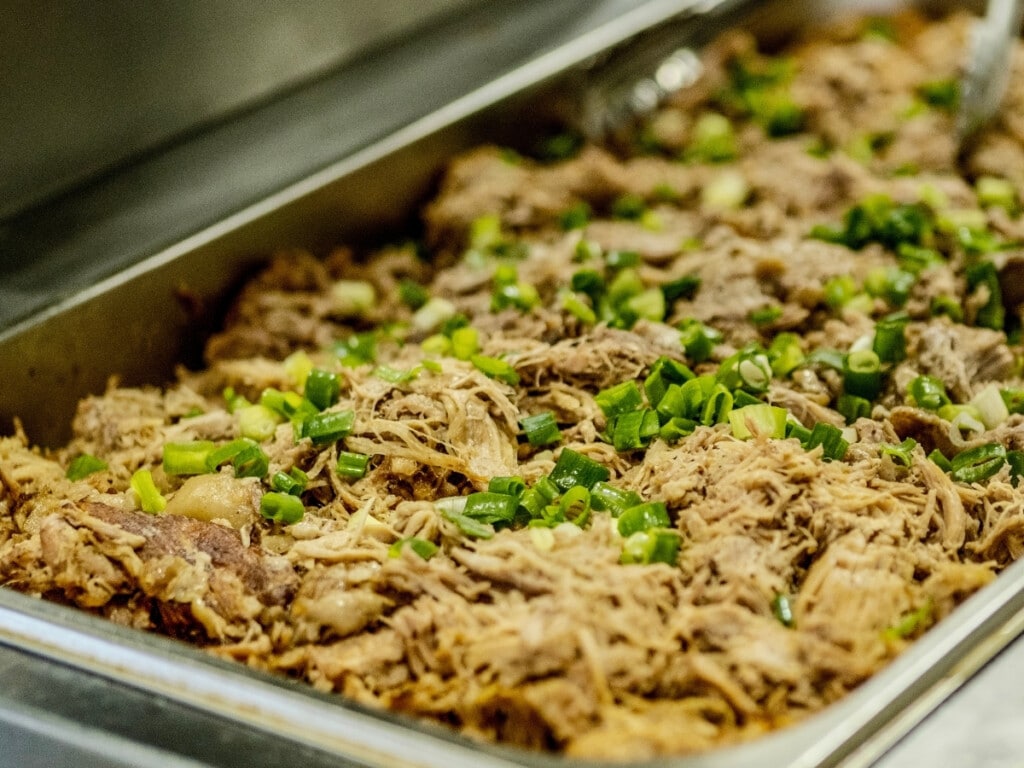 The Kalua pork at Ka Moana Luau.