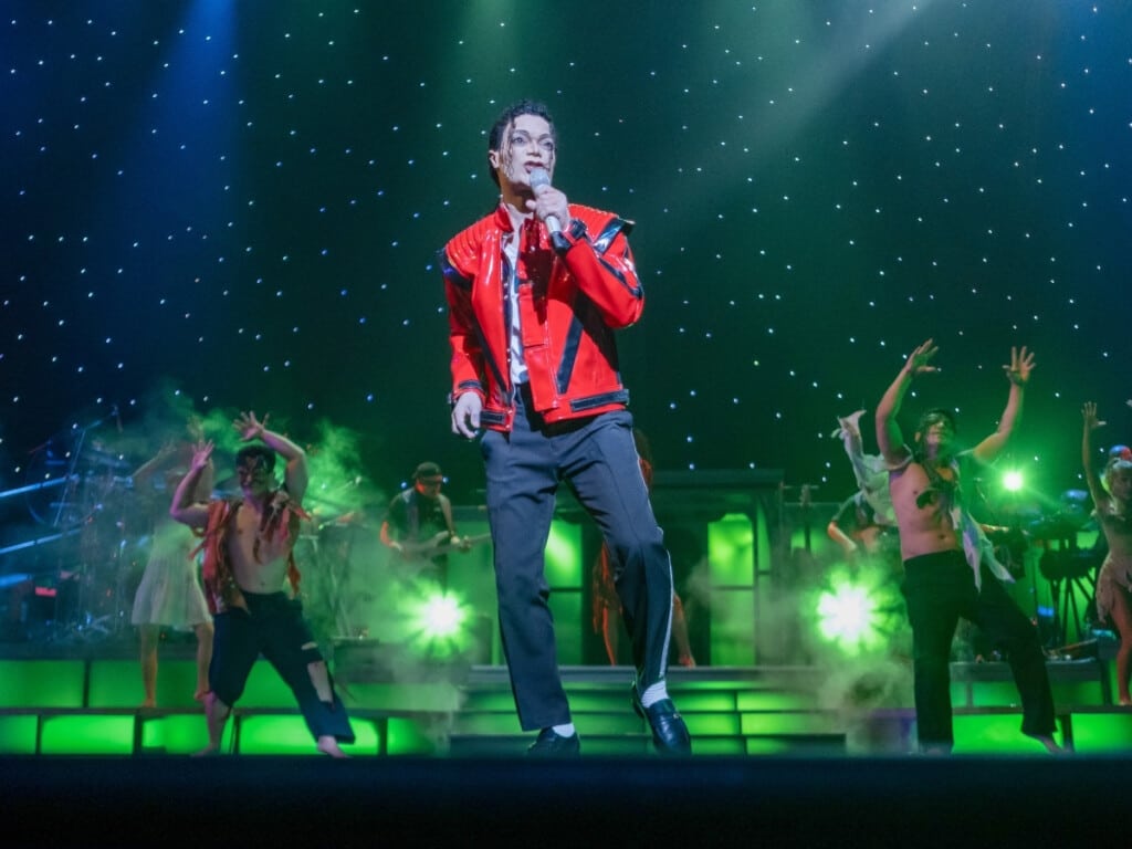 Live tribute act honoring Michael Jackson at the Rock-A-Hula Show.