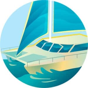 An icon to represent the "Things To Do" category on the Waikīkī Beach Stays website.